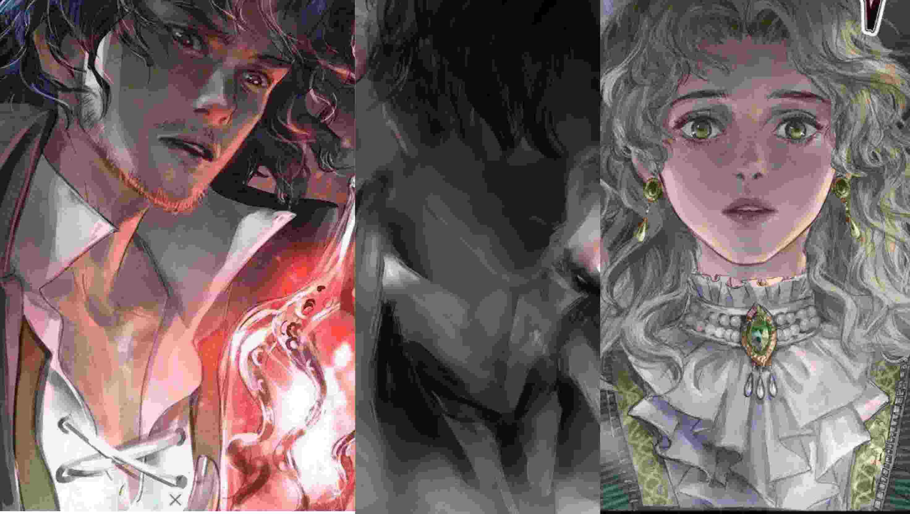 Lord of the Mysteries character art compilation showing main cast in colorful artistic style"